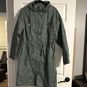 LOFT Utility Jacket in Olive Green